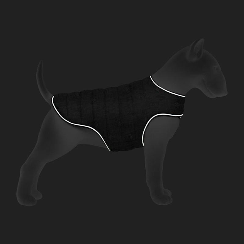 Collar Waudog Clothes Курточка-накидка для собак Супермен червоний