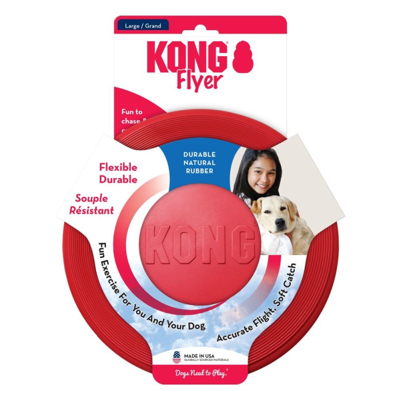 Kong Classic Flyer Игрушка для собак флаер-фрисби