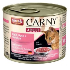 Animonda Carny Adult Beef+Turkey Shrimps Консервы для котов с говядиной,индейкой и креветками