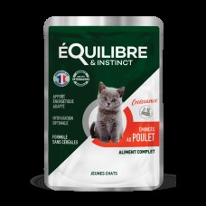 Equilibre & instinct Консервы для котят рагу в соусе с курицей