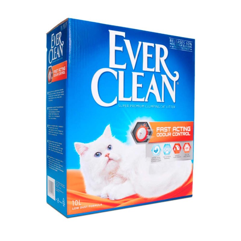 Ever Clean Fast Acting Clumping Комкующийся бентонитовый наполнитель для туалета кошек Быстрое действие