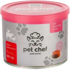 Pet Chef Консервы для кошек паштет мясное ассорти