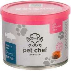 Pet Chef Консервы для кошек паштет с рыбой