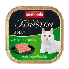 Animonda Vom Feinsten Adult with Turkey+Rabbit Консервы для котов с индюшкой и кроликом