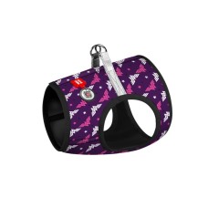 Collar Waudog Clothes Шлея для собак мягкая Чудо-женщина фиолет