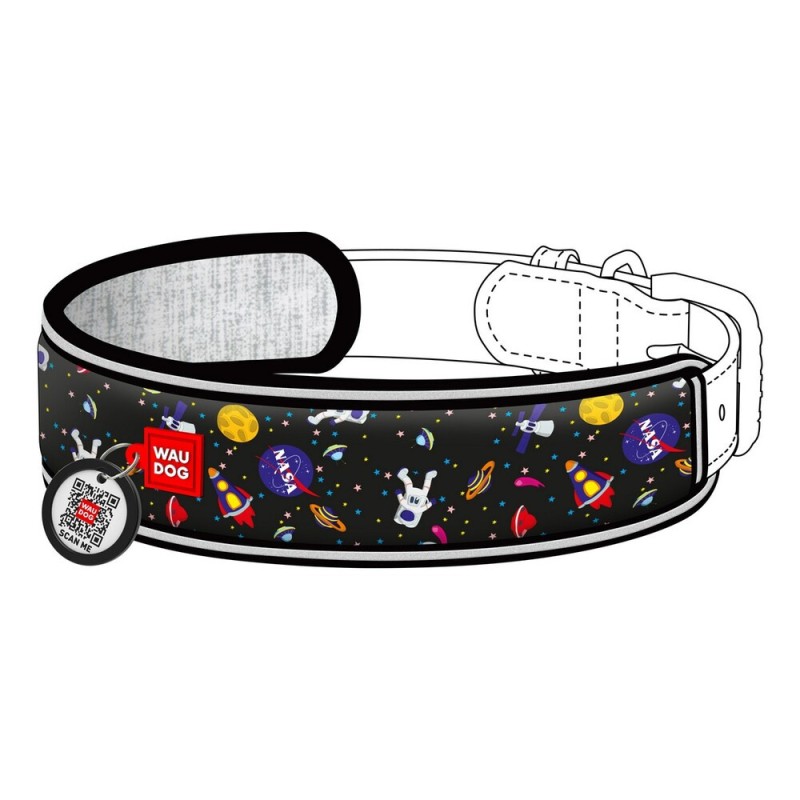 Collar Waudog Nylon Эргономичная накладка на ошейник NASA