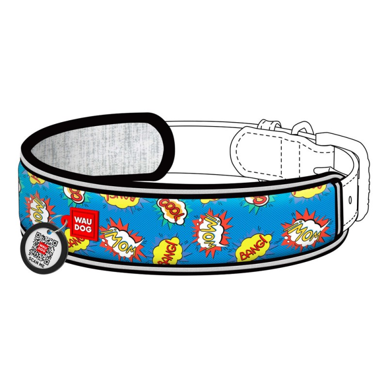 Collar Waudog Nylon Эргономичная накладка на ошейник ВАУ