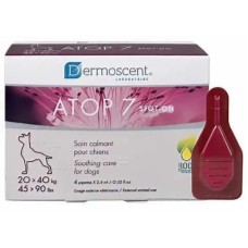 Dermoscent ATOP 7 Spot-on Капли на холку при дерматитах и раздраженной коже у собак от 20 до 40 кг