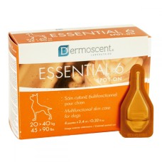 Dermoscent Essential 6 Spot-on Капли для ухода за кожей и шерстью собак от 20 до 40 кг