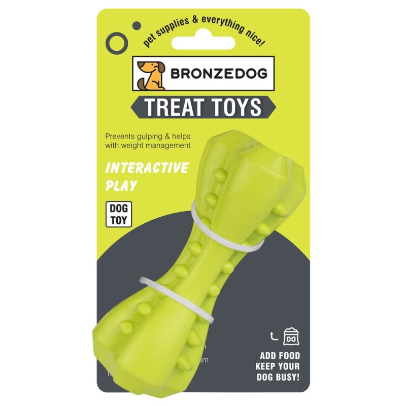 Bronzedog SMART Игрушка для собак мотивационная кость
