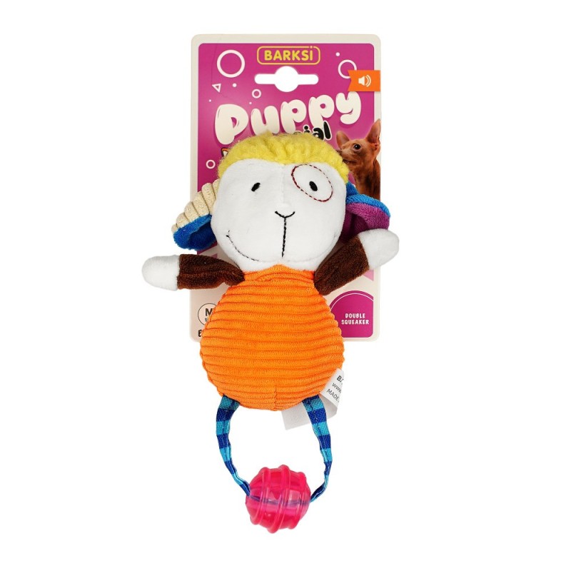 Barksi Puppy Special Игрушка для щенков и мелких пород собак овечка с мячиком
