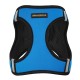 Bronzedog Sport Vest Шлея для собак неопрен 3D сетка голубой