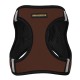 Bronzedog Sport Vest Шлея для собак неопрен 3D сетка коричневый