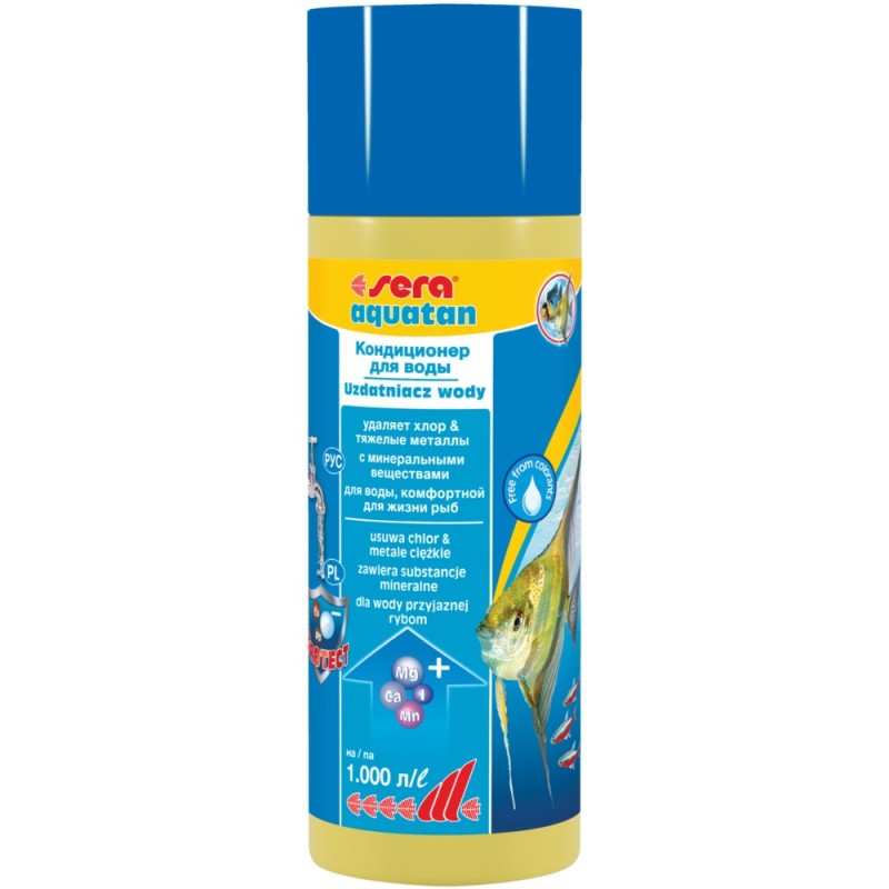 Sera Water Conditioner Aquatan Кондиціонер для акваріумів проти жорсткості води