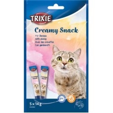 Trixie Creamy Snacks Shrimp Жидкие лакомства для кошек с креветками