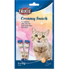 Trixie Creamy Snacks Fish Жидкие лакомства для кошек с рыбой