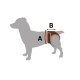 Bronzedog Mesh Трусы гигиенические регулируемые 3D сетка фиолетовые