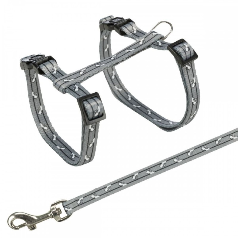 Trixie Cat Harness Шлея с поводком для кошек