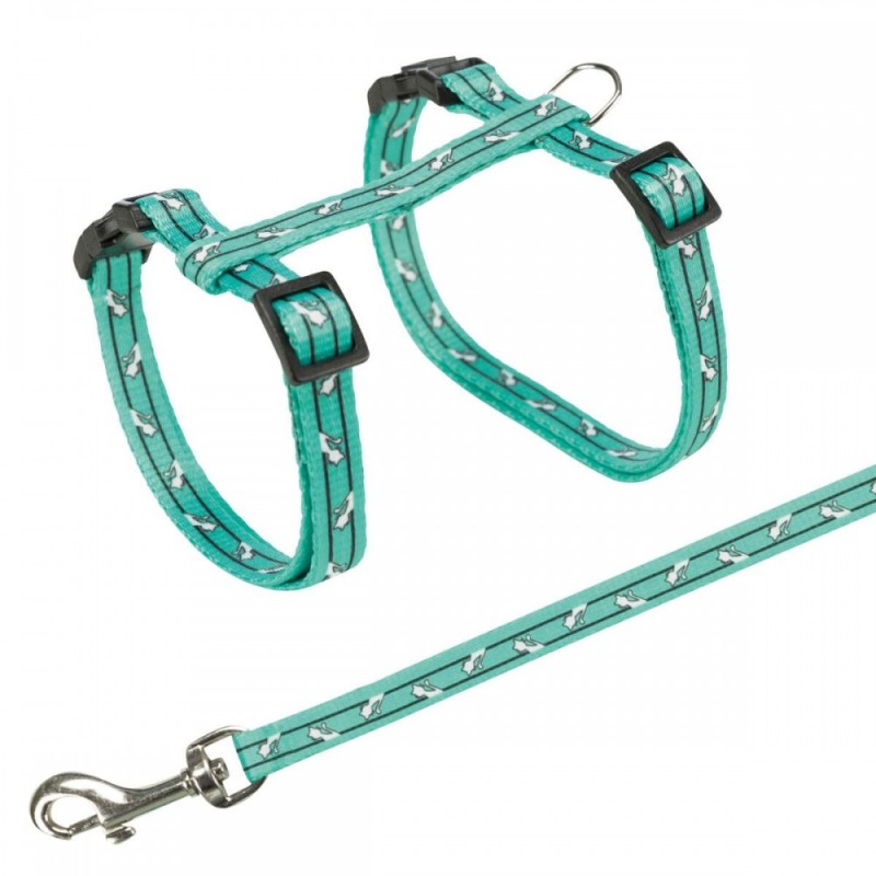 Trixie Cat Harness Шлея с поводком для кошек