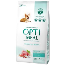 Optimeal Dog Puppy All Breed Сухой корм для щенков всех пород с индейкой