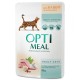Optimeal Cat Adult Консервы для взрослых кошек с кроликом в белом соусе