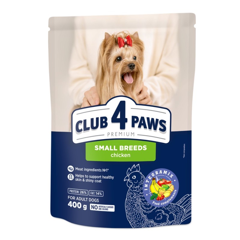 Club 4 Paws Premium Adult Small Breeds Сухий корм для дорослих собак дрібних порід