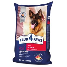 Club 4 Paws Premium Active Сухой корм для взрослых активных собак  