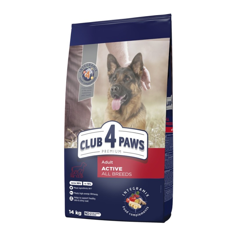 Club 4 Paws Premium Active Сухий корм для дорослих активних собак