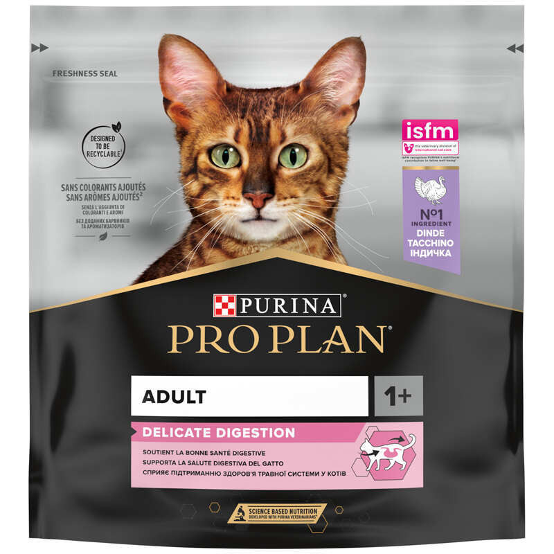 Pro Plan Adult Delicate Digestion Turkey Сухой корм для кошек с чувствительным пищеварением с индейкой