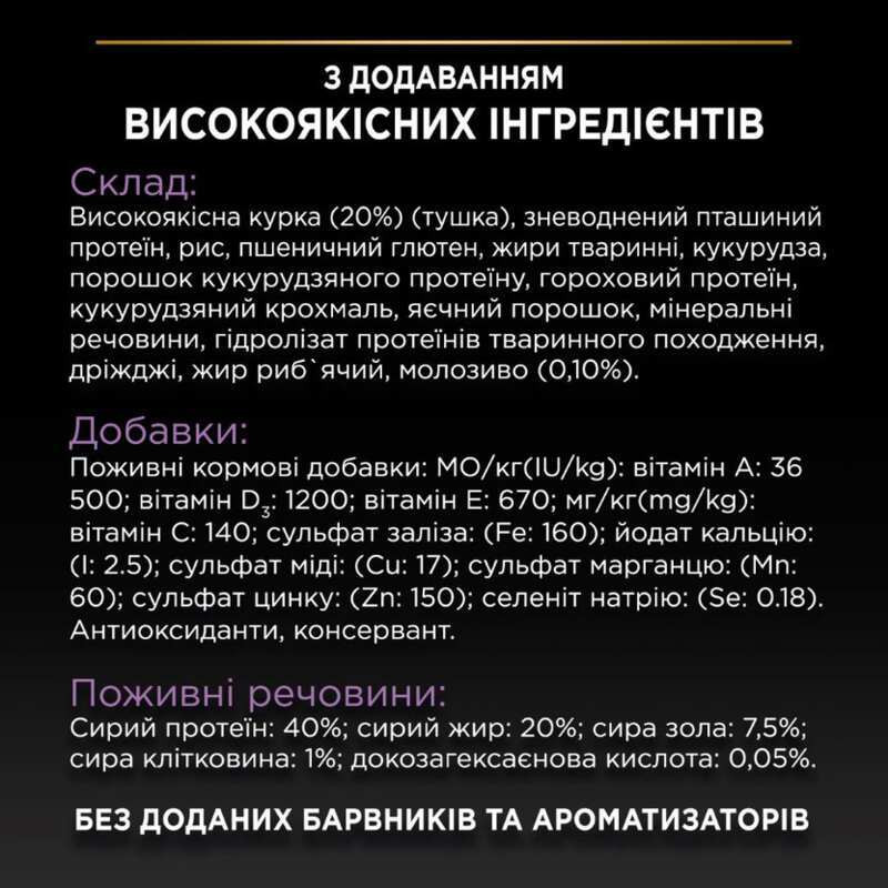 Pro Plan Kitten Healthy Start Chicken Сухой корм для котят с курицей