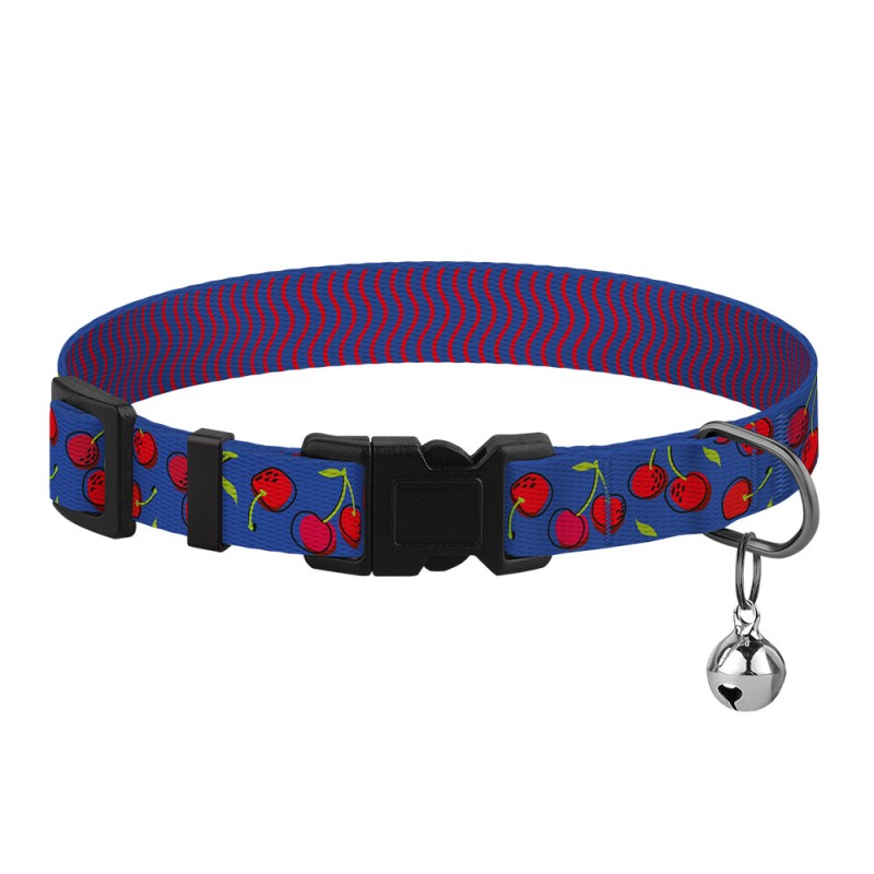 Bronzedog Urban FRUITS Ошейник для кошек вишни