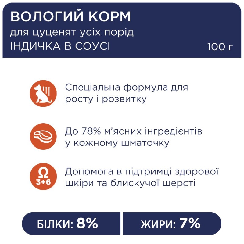 Club 4 Paws Premium Консерви для цуценят з індичкою в соусі