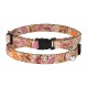 Bronzedog Urban Ошейник для кошек с пластиковой застежкой цветы