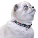 Bronzedog Urban Ошейник для кошек с пластиковой застежкой и колокольчиком ромбы