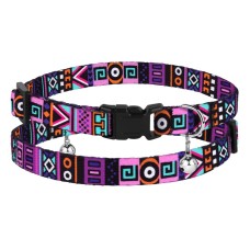 Bronzedog Urban Ошейник для кошек с пластиковой застежкой этнический