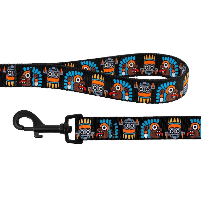 Bronzedog Urban Поводок для собак маска нейлоновый черный