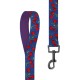 Bronzedog Urban FRUITS Поводок для собак нейлоновый вишyи