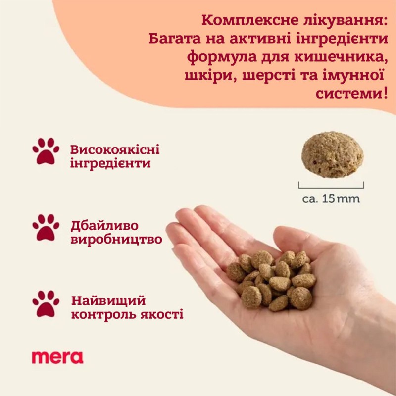 Mera Care Adult Salmon Сухий корм для дорослих собак усіх порід з лососем