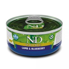 Farmina N&D Grain Free Prime Lamb & Blueberry Adult Влажный корм для кошек с ягненком и черникой