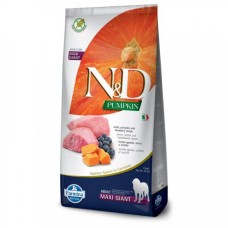 Farmina N&D Grain Free Pumpkin Lamb & Blueberry Adult Giant Maxi Сухой корм для собак гигантских пород с ягненком и черникой