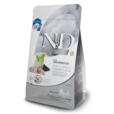Farmina N&D Grain Free White Adult Mini Сухой корм для собак мелких пород с белой шерстью с сибасом , спирулиной и фенхелем