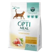Optimeal Cat Adult Chicken Сухой корм для взрослых кошек с курицей