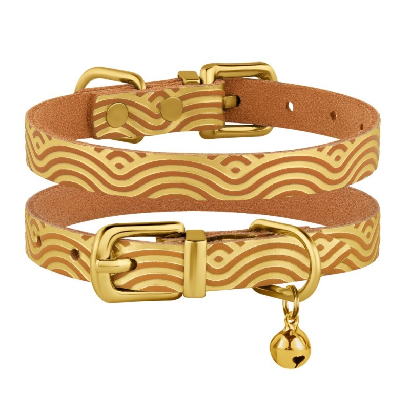 Bronzedog Classic Ошейник для кошек волна
