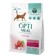 Optimeal Cat Adult High in Veal Сухой корм для взрослых кошек с телятиной