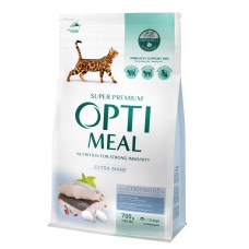 Optimeal Cat Adult Cod Fish Сухой корм для взрослых кошек с треской