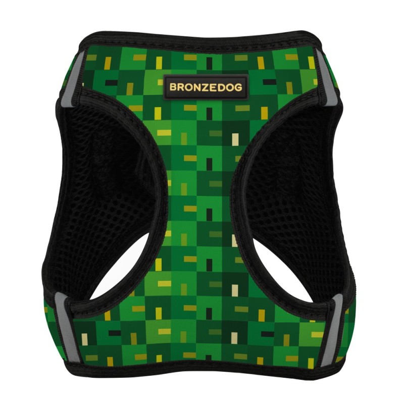 Bronzedog Sport Vest Шлея для собак пиксель