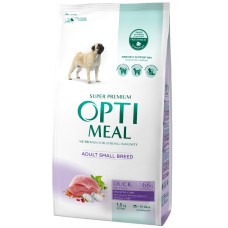 Optimeal Dog Small Adult Сухой корм для взрослых собак мелких пород с уткой
