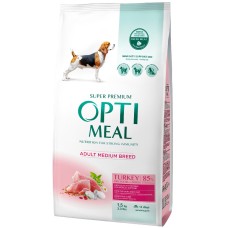 Optimeal Dog Medium Adult Сухой корм для взрослых собак средних пород с индейкой