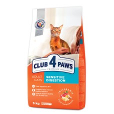 Club 4 Paws Premium Sensitive Сухой корм для взрослых кошек с чувствительным пищеварением