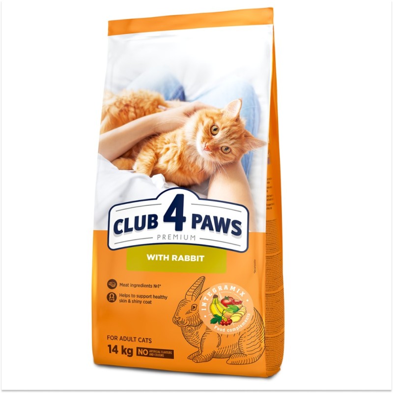 Club 4 Paws Premium Adult Rabbit Сухий корм для дорослих кішок з кроликом